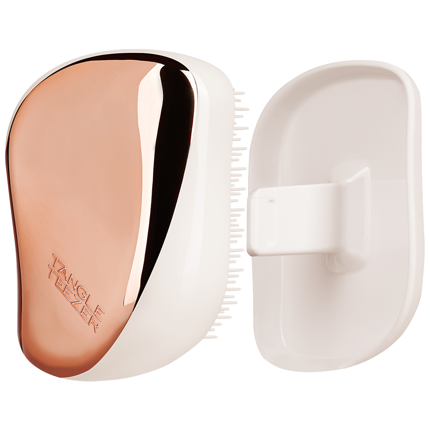 TANGLE TEEZER COMPACT STYLER - ROSE GOLD / IVORY