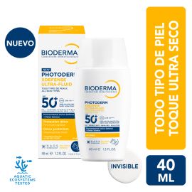 Protector Solar Bioderma Photoderm XDefense Ultra-Fluido SPF 50+ Tono Invisible de para Bioderma - Compra online en DermotiendaShopping
