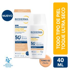 Protector Solar Bioderma Photoderm XDefense Ultra-Fluido SPF 50+ Tono Medio de para Bioderma - Compra online en DermotiendaShopping