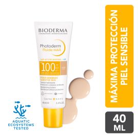 Bioderma Fotoprotector Máxima Protección SPF 100 Photoderm Fluide 40ml Tono Claro