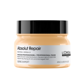 Mascarilla para cabello dañado Absolut Repair 250ml Loreal Professionnel de para Absolut repair - Compra online en DermotiendaShopping