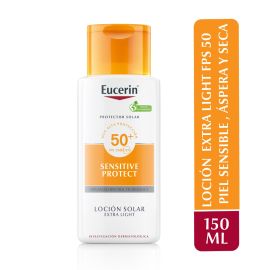 Eucerin Sun Loción Extra Ligera FPS 50 150ml de para Sun - Compra online en DermotiendaShopping