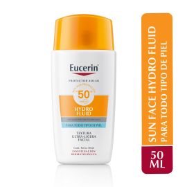 Eucerin Sun Facial Hydro Fluid 50ml de para Faciales Solares - Compra online en DermotiendaShopping