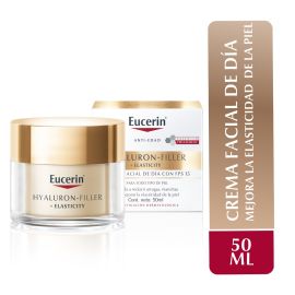 Eucerin Hyaluron Filler Elasticity Crema de día FPS15 50ml de para Hyaluron Elasticity - Compra online en DermotiendaShopping