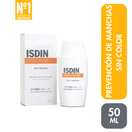 Isdin FotoUltra Spot Prevent SPF50+ 50ml - Bloqueador solar facial antimanchas de para Foto Ultra (Facial) - Compra online en DermotiendaShopping