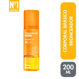 Isdin Fotoprotector Hydrooil SPF30 200ml - Bloqueador corporal de para Corporales - Compra online en DermotiendaShopping