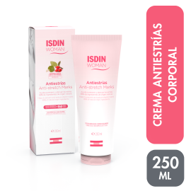 Isdin Woman Antiestrías 250ml - Crema corporal que ayuda a prevenir y atenuar las estrías de para Hidratantes - Compra online en DermotiendaShopping