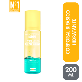 Isdin Fotoprotector Hydrolotion SPF50 200ml - Bloqueador corporal de para Corporales - Compra online en DermotiendaShopping