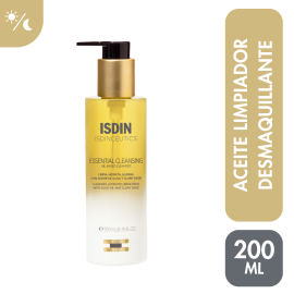 ISDINCEUTICS ESSENTIAL CLEANSING 200 ml - Aceite limpiador facial suave y ligero - Limpieza de para ADICIONALES 20% - Compra online en DermotiendaShopping