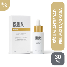 ISDINCEUTICS SALICILIC RENEWAL SERUM 30 ml - Sérum con ácido salicílico que reduce imperfecciones y arrugas - Antiedad de para Lanzamientos - Compra online en DermotiendaShopping