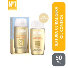 Isdin Fotoprotector Fusion Water Magic Urban SPF30 50ml - Bloqueador de para Fusion Water (facial) - Compra online en DermotiendaShopping