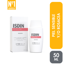 Protector Solar FOTOULTRA ISDIN REDNESS SPF 50+ - 50ml - Bloqueador de para Foto Ultra (Facial) - Compra online en DermotiendaShopping