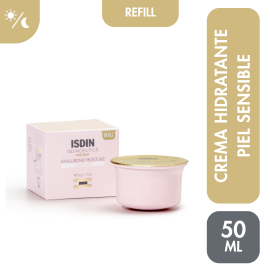 ISDINCEUTICS REFILL HYALURONIC MOISTURE SENSITIVE SKIN 50 ml - Crema preventiva con ácido hialurónico para piel sensible - Antiedad de para Isdinceutics - Compra online en DermotiendaShopping