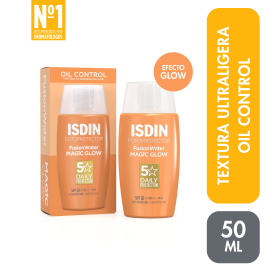 Isdin Fotoprotector Fusion Water Magic Glow SPF30 50ml - Bloqueador de para Fusion Water (facial) - Compra online en DermotiendaShopping