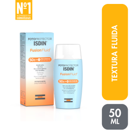 Isdin Fotoprotector Fusion Fluid SPF50 50ml - Bloqueador de para Fotoprotección facial (otros) - Compra online en DermotiendaShopping