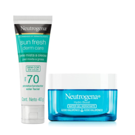 Pack Neutrogena Protector solar Sun Fresh + Hidratante Hydro Boost noche de para Neutrogena - Compra online en DermotiendaShopping