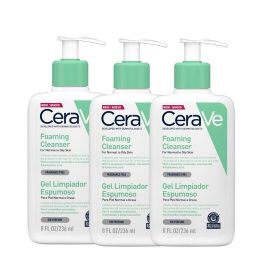 Pack Cerave Espumoso para piel mixta a grasa 236ml x3