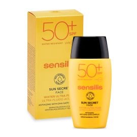 Sensilis Sun Secret Ultra Fluido Acuoso SPF50+ 40ml -  Protector solar Facial para piel mixta a grasa