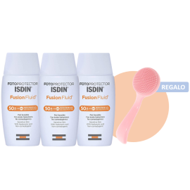 Pack ISDIN Fotoprotector Fusion Fluid SPF50 50ml x3