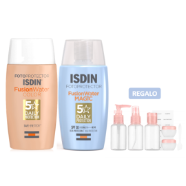 Pack ISDIN Protección Fusion Water con color/ sin color