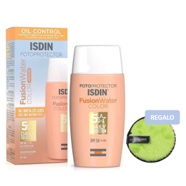 Isdin Fotoprotector Fusion Water Color Medium SPF50 50ml - Bloqueador solar facial con color Oil Control