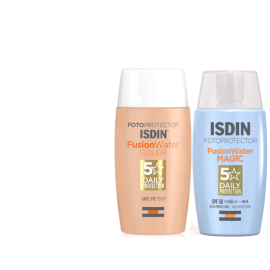 Pack ISDIN Protección Fusion Water con color/ sin color