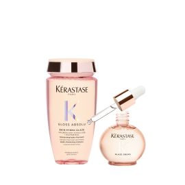 Pack Kerastase Gloss Absolu: Bain 250ml + Glaze Drops 45ml de para Kérastase - Compra online en DermotiendaShopping