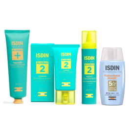 Pack Isdin Acniben rutina completa para piel mixta con acné de para Isdin - Compra online en DermotiendaShopping