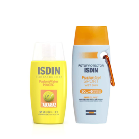 Pack Isdin Fotoprotección Deportistas Fusion Water By Alcaraz + Gel Sport de para Isdin - Compra online en DermotiendaShopping