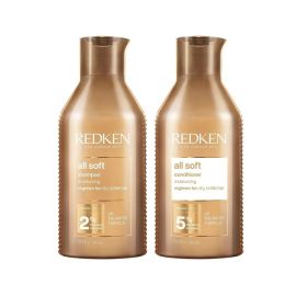 Pack Redken All Soft shampoo + limpieza 300ml de para Redken - Compra online en DermotiendaShopping