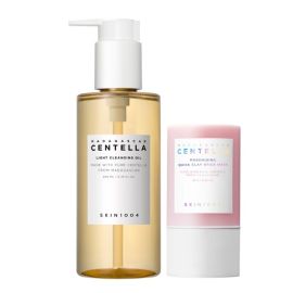 Dúo Centella limpiador oil 200ml + mascarilla exfoliante de poros de para SKIN10004 - Compra online en DermotiendaShopping