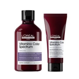 Dúo Loreal Professionnel limpieza purple + acondicionador spectrum de para Loreal Professionnel - Compra online en DermotiendaShopping