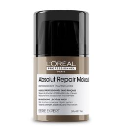 Loreal Professionnel Absolut repair molecular leave-in mascarilla 50ml de para Trials - Compra online en DermotiendaShopping