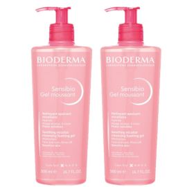 Dúo Bioderma 2 sensibio gel moussant de 500 ml de para Bioderma - Compra online en DermotiendaShopping
