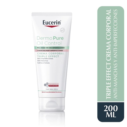 Eucerin Dermopure Triple Effect Crema Corporal 200ml