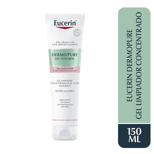Eucerin Dermopure Gel Limpiador 150ml