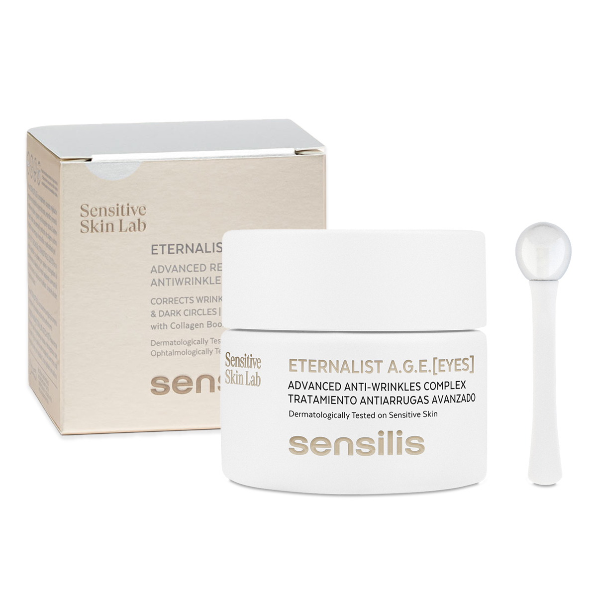 Sensilis Eternalist AGE Contorno Ojos 20ml - Corrige Arrugas, Bolsas y ojeras
