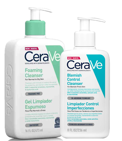 Pack Cerava limpieza espumoso y antiimperfecciones 
