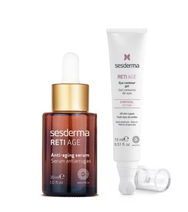 Pack Sesderma retiage serum + contorno de ojos retiage 