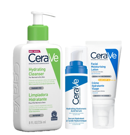 Pack Cerave rutina Hidratación Profunda